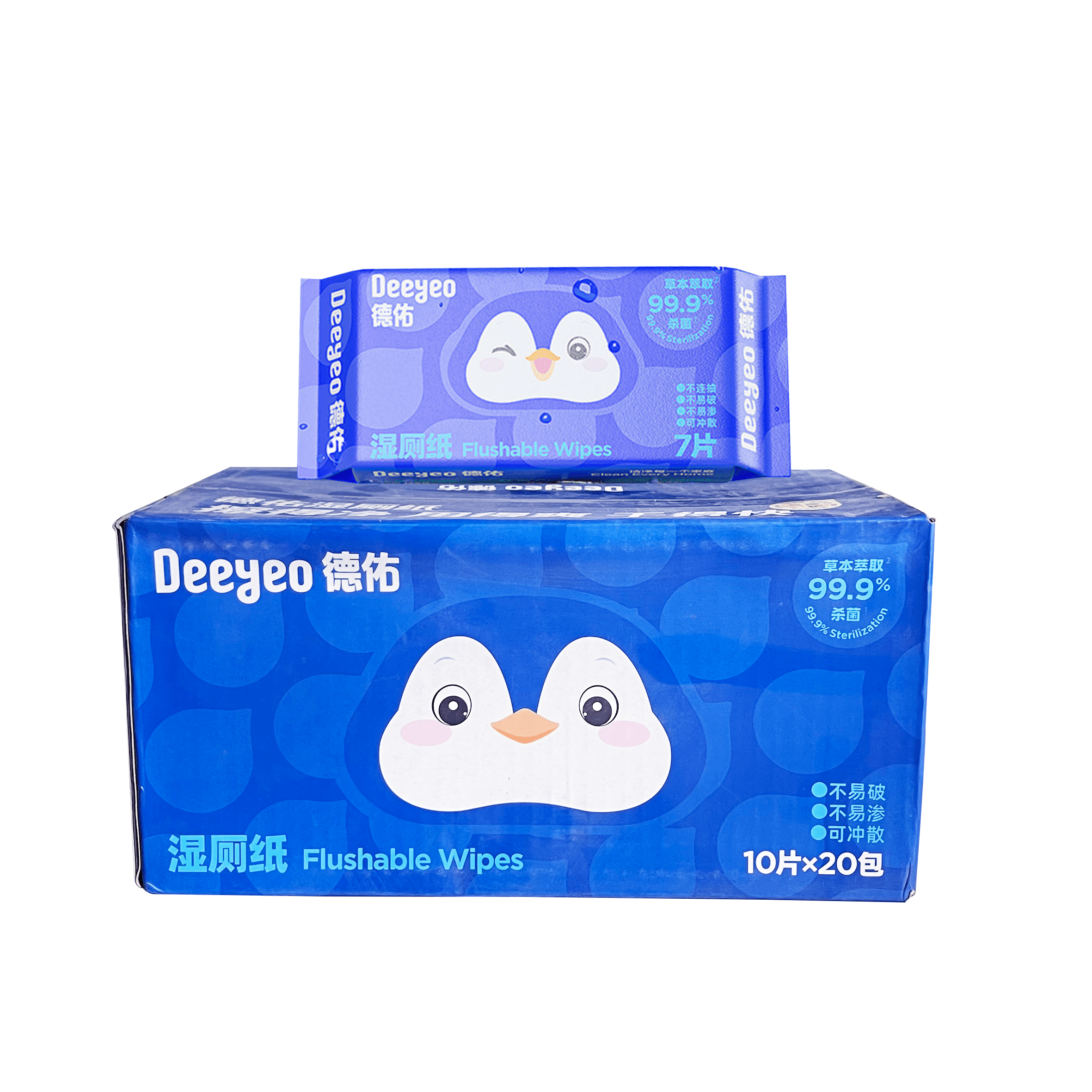 Deeyeo Flushable Wipes