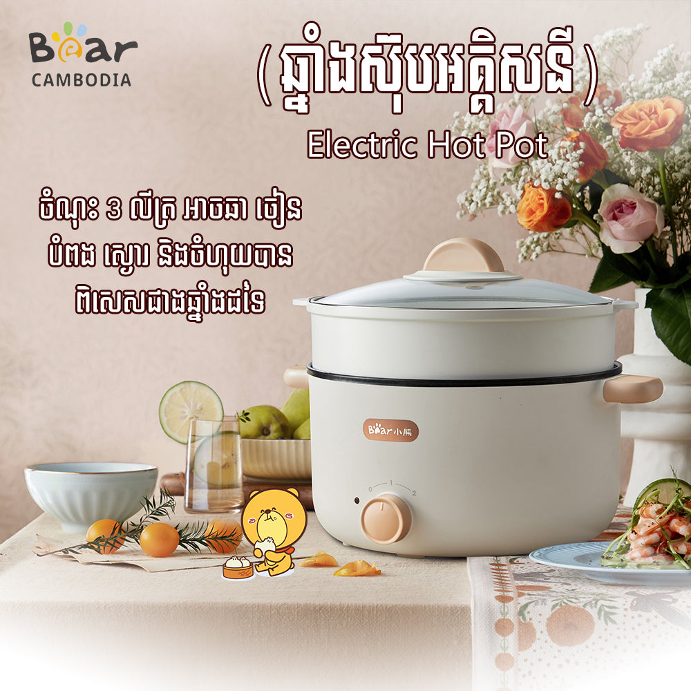 Electric Hot Pot 3L