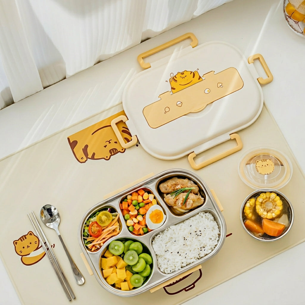 Stainless Steel Lunch Boxes with Bag