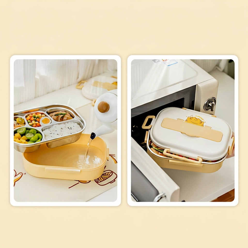 Stainless Steel Lunch Boxes with Bag