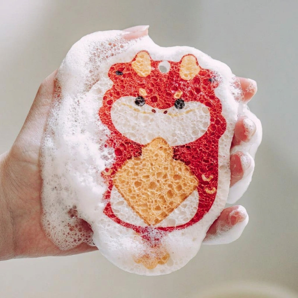 Wood Pulp Cotton Dish Towel - 5Pic