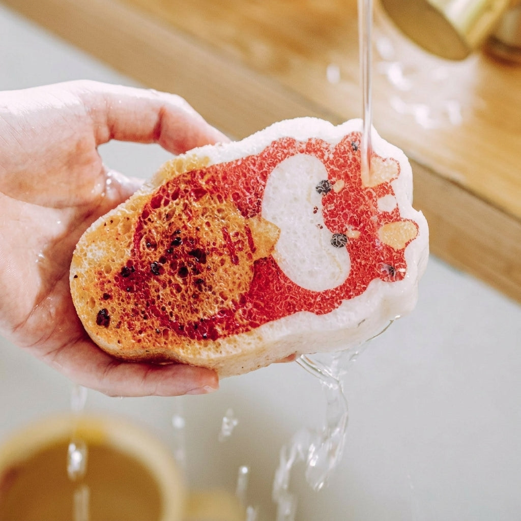 Wood Pulp Cotton Dish Towel - 5Pic
