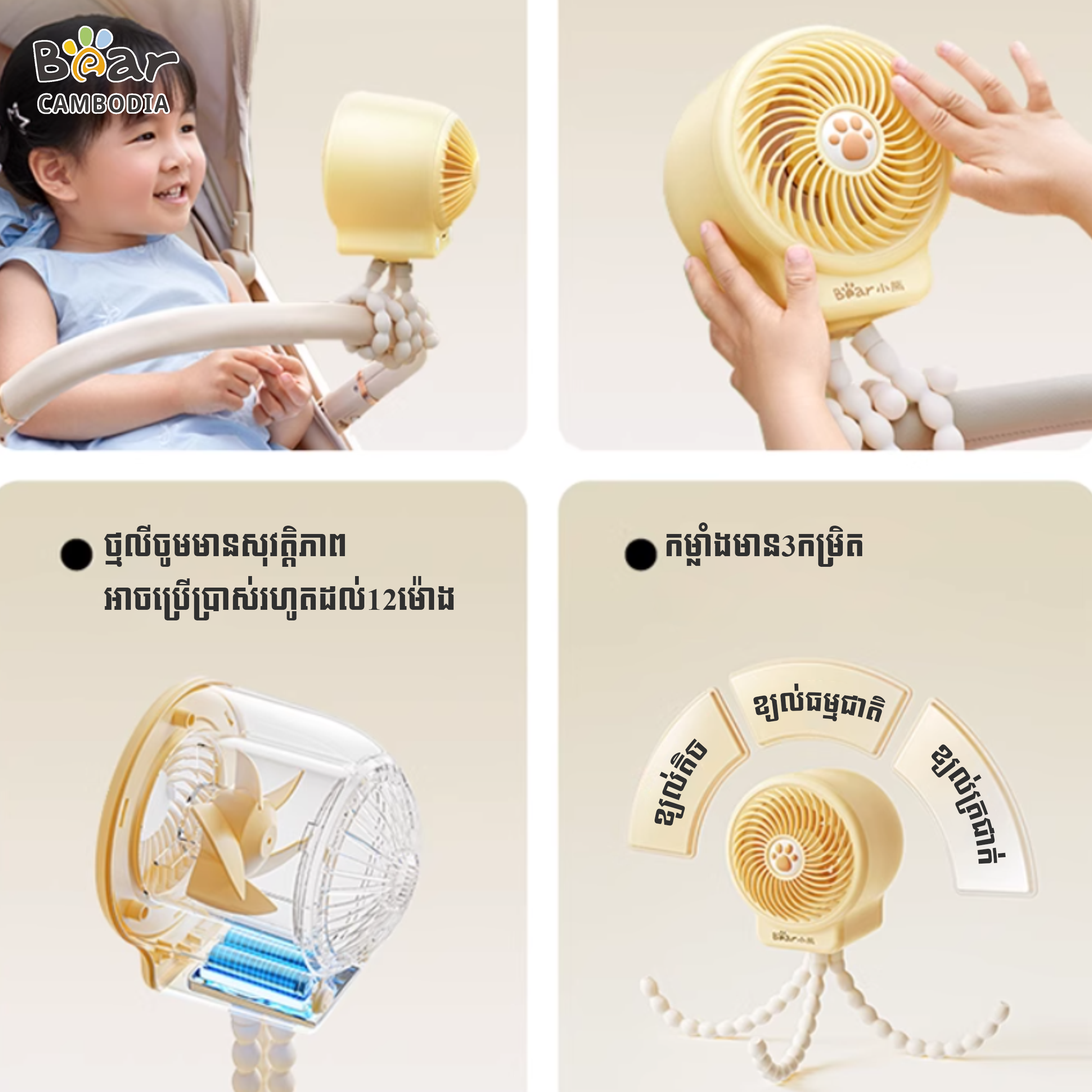 Mini Stroller Fan
