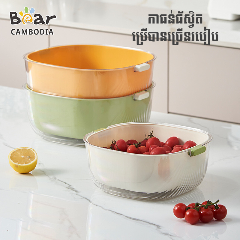 Kitchen Drain Basket Square-S