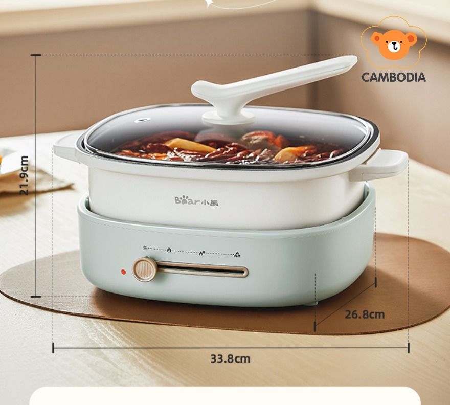 Bear Electric Hot Pot 4L 1500W EC-D40F3