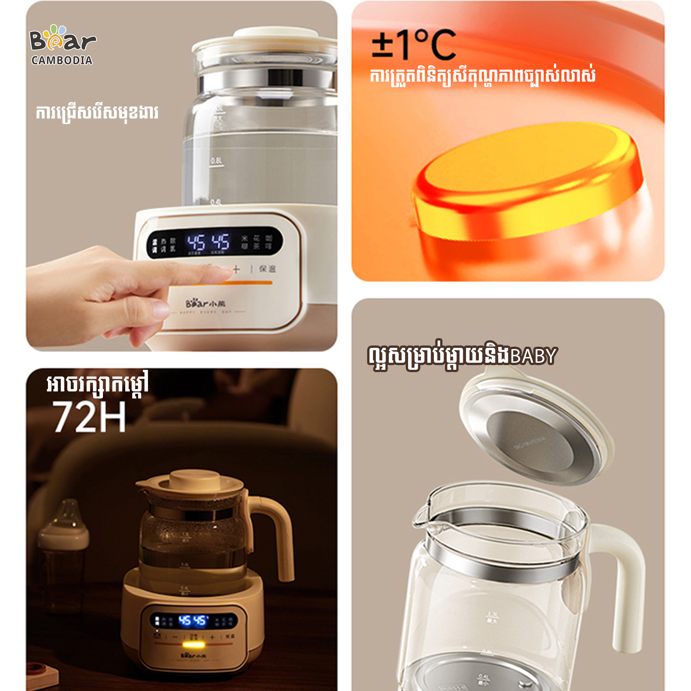 Healthy Kettle 1.3L WK-N12D2