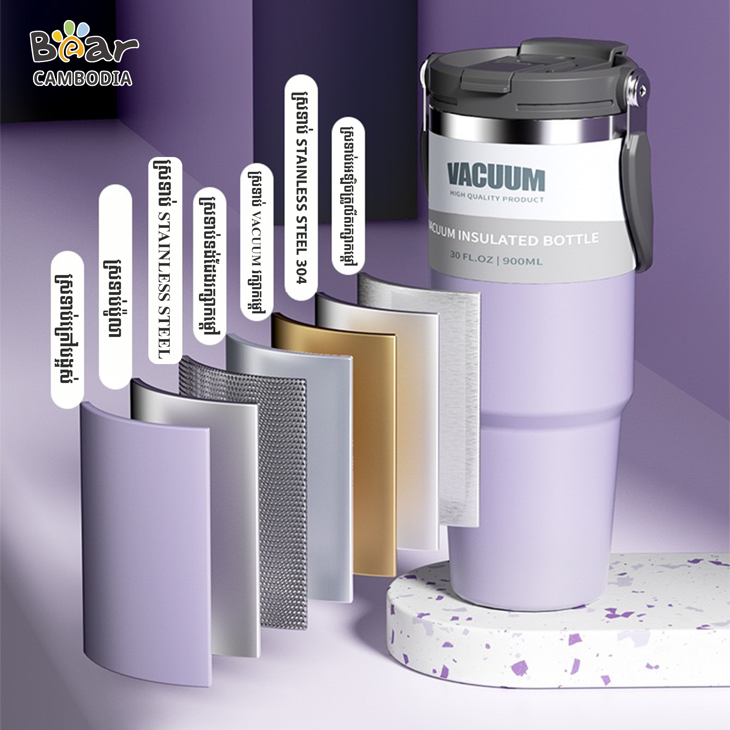 Insulated Car Cup 900ML