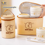Insulated Lunch Box Set - 2 Pices
