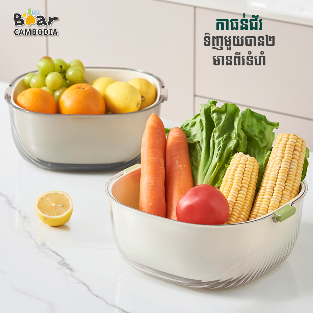 Kitchen Drain Basket Square-M
