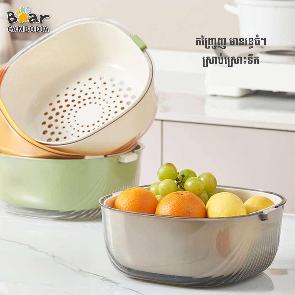 Kitchen Drain Basket Square-M
